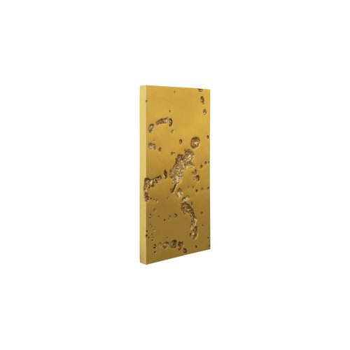 Phillips Collection Splotch Wall Art, Rectangle, Gold Leaf Wayfair